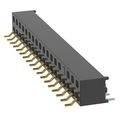 MMS-118-02-L-DH-08 by Samtec Inc. - CONNECTOR RECPT 36P 0.079 GOLD SMD R/A