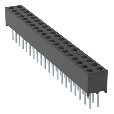 MMS-120-01-L-DV-10 by Samtec Inc. - CONNECTOR RECPT 40POS 0.079 GOLD PCB