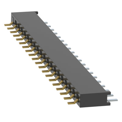MMS-120-02-L-SH-20 by Samtec Inc. - CONNECTOR RECPT 20P 0.079 GOLD SMD R/A