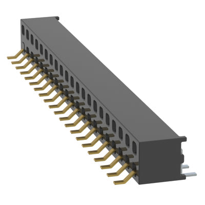 MMS-121-02-L-DH-41 by Samtec Inc. - CONNECTOR RECPT 42P 0.079 GOLD SMD R/A