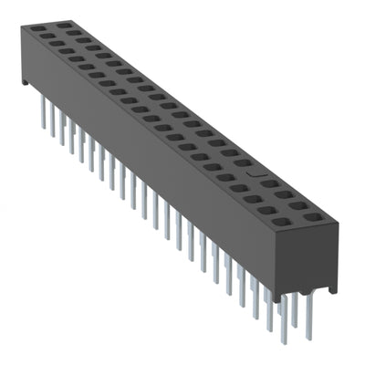 MMS-122-01-L-DV-10 by Samtec Inc. - CONNECTOR RECPT 44POS 0.079 GOLD PCB