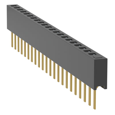 MMS-122-01-L-SV-01 by Samtec Inc. - CONNECTOR RECPT 22POS 0.079 GOLD PCB