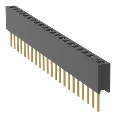 MMS-122-01-L-SV-02 by Samtec Inc. - CONNECTOR RECPT 22POS 0.079 GOLD PCB