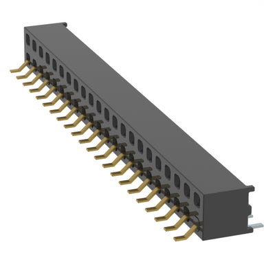 MMS-122-02-L-DH-01 by Samtec Inc. - CONNECTOR RECPT 44P 0.079 GOLD SMD R/A