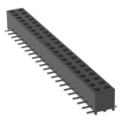 MMS-122-02-L-DV-25 by Samtec Inc. - CONNECTOR RECPT 44POS 0.079 GOLD SMD