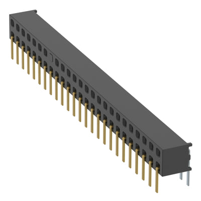 MMS-125-01-L-DH-36 by Samtec Inc. - CONNECTOR RECPT 50P 0.079 GOLD PCB R/A