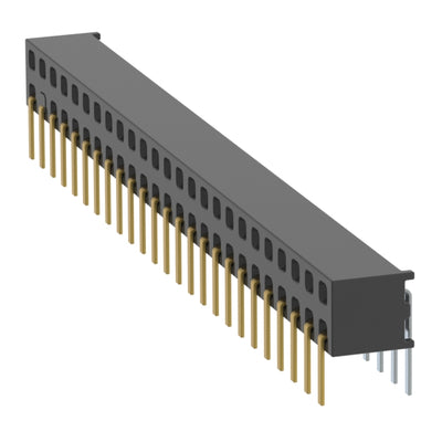 MMS-125-01-L-DH-47 by Samtec Inc. - CONNECTOR RECPT 50P 0.079 GOLD PCB R/A