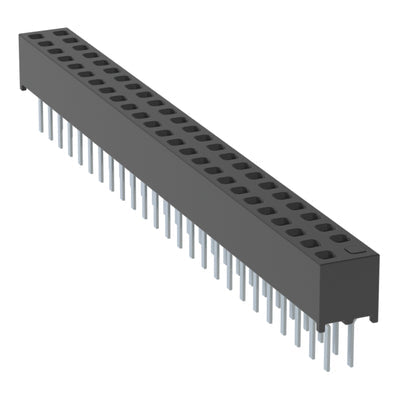 MMS-125-01-L-DV-02 by Samtec Inc. - CONNECTOR RECPT 50POS 0.079 GOLD PCB