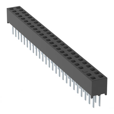 MMS-125-01-L-DV-05 by Samtec Inc. - CONNECTOR RECPT 50POS 0.079 GOLD PCB