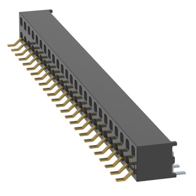MMS-125-02-F-DH-01 by Samtec Inc. - CONNECTOR RECPT 50P 0.079 GOLD SMD R/A