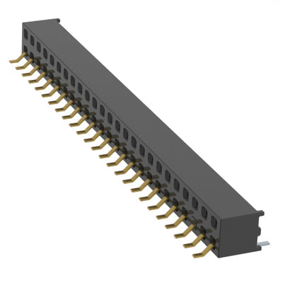 MMS-125-02-L-DH-05 by Samtec Inc. - CONNECTOR RECPT 50P 0.079 GOLD SMD R/A