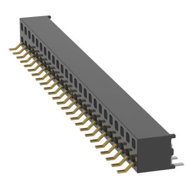 MMS-125-02-L-DH-25 by Samtec Inc. - CONNECTOR RECPT 50P 0.079 GOLD SMD R/A