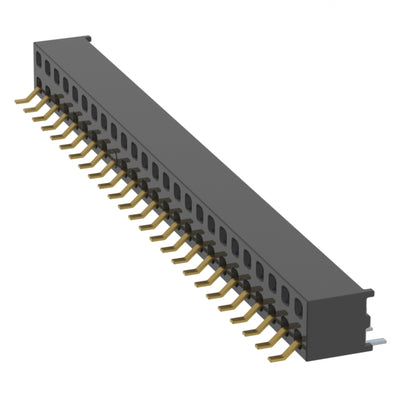 MMS-125-02-L-DH-33 by Samtec Inc. - CONNECTOR RECPT 50P 0.079 GOLD SMD R/A