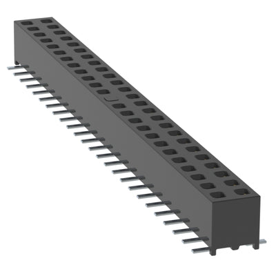 MMS-125-02-L-DV-25-P by Samtec Inc. - CONNECTOR RECPT 50POS 0.079 GOLD SMD