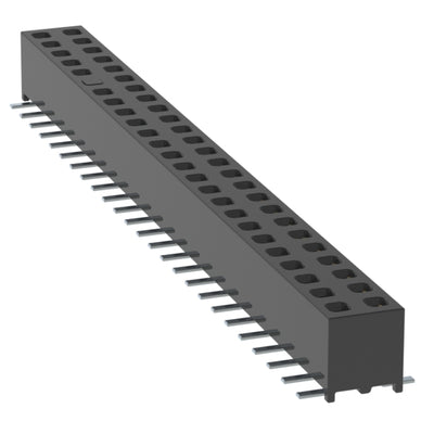 MMS-125-02-L-DV-39 by Samtec Inc. - CONNECTOR RECPT 50POS 0.079 GOLD SMD