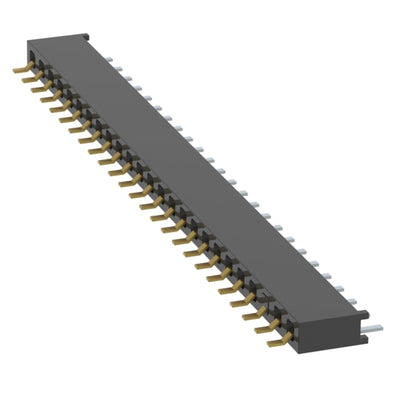 MMS-125-02-L-SH-03-TR by Samtec Inc. - CONNECTOR RECPT 25P 0.079 GOLD SMD R/A