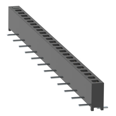 MMS-125-02-L-SV-25 by Samtec Inc. - CONNECTOR RECPT 25POS 0.079 GOLD SMD