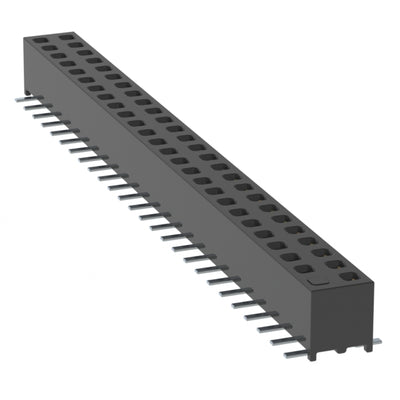 MMS-126-02-L-DV-K-01-TR by Samtec Inc. - CONNECTOR RECPT 52POS 0.079 GOLD SMD
