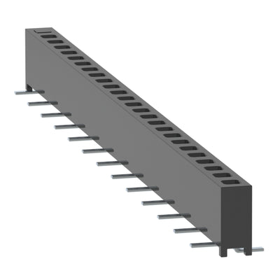 MMS-126-02-L-SV-26 by Samtec Inc. - CONNECTOR RECPT 26POS 0.079 GOLD SMD