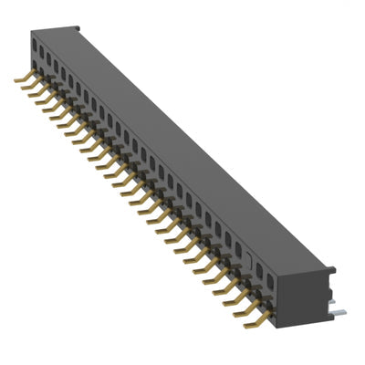 MMS-128-02-LM-DH-06-TR by Samtec Inc. - CONNECTOR RECPT 56P 0.079 GOLD SMD R/A