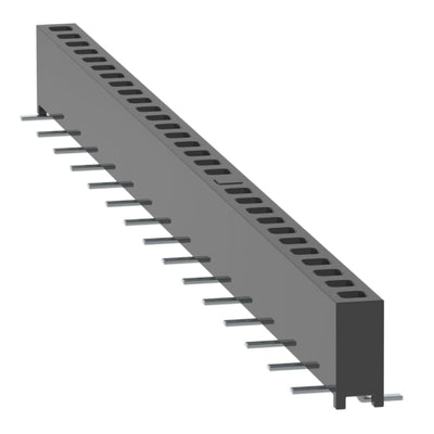 MMS-130-02-L-SV-12 by Samtec Inc. - CONNECTOR RECPT 30POS 0.079 GOLD SMD