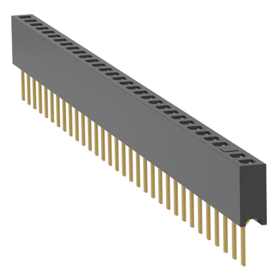 MMS-132-01-L-SV-03 by Samtec Inc. - CONNECTOR RECPT 32POS 0.079 GOLD PCB