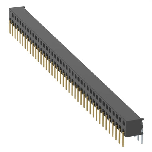 MMS-140-01-L-DH-80 by Samtec Inc. - CONNECTOR RECPT 80P 0.079 GOLD PCB R/A