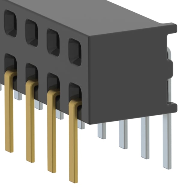 MMS-110-01-F-DH by Samtec Inc. - CONNECTOR RECPT 20P 0.079 GOLD PCB R/A