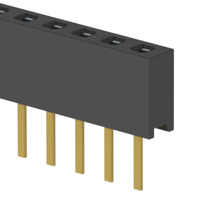MMS-112-01-LM-SV by Samtec Inc. - CONNECTOR RECPT 12POS 0.079 GOLD PCB