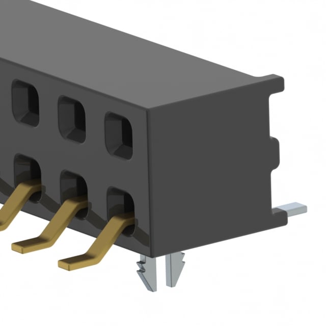 MMS-115-02-L-DH-LC by Samtec Inc. - CONNECTOR RECPT 30P 0.079 GOLD SMD R/A