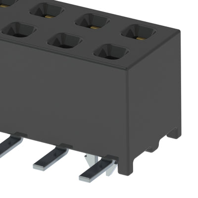 MMS-112-02-L-DV-LC-K-TR by Samtec Inc. - CONNECTOR RECPT 24POS 0.079 GOLD SMD