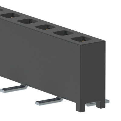 MMS-122-02-F-SV-TR by Samtec Inc. - CONNECTOR RECPT 22POS 0.079 GOLD SMD