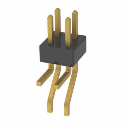 MMT-102-01-H-MT by Samtec Inc. - CONNECTOR HEADER SMD R/A 4POS 2MM