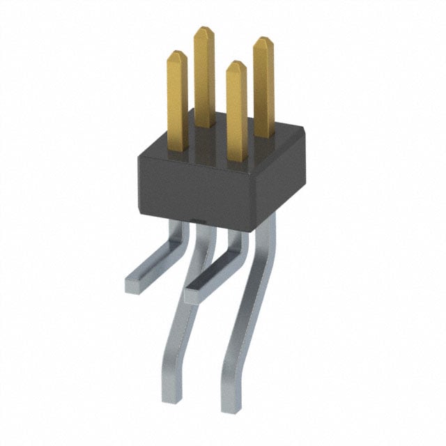 MMT-102-01-S-MT-TR by Samtec Inc. - CONNECTOR HEADER SMD R/A 4POS 2MM