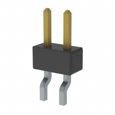 MMT-102-01-F-SH by Samtec Inc. - CONNECTOR HEADER SMD R/A 2POS 2MM