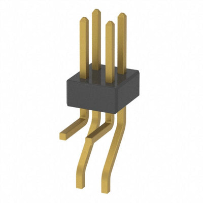 MMT-102-02-H-MT by Samtec Inc. - CONNECTOR HEADER SMD R/A 4POS 2MM