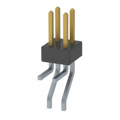 MMT-102-02-S-MT by Samtec Inc. - CONNECTOR HEADER SMD R/A 4POS 2MM