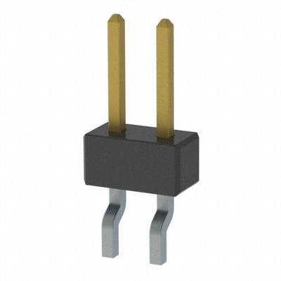 MMT-102-02-SM-SH-TR by Samtec Inc. - CONNECTOR HEADER SMD R/A 2POS 2MM