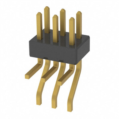 MMT-103-01-H-MT by Samtec Inc. - CONNECTOR HEADER SMD R/A 6POS 2MM
