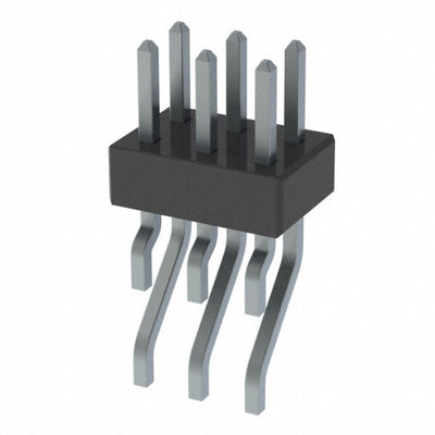 MMT-103-01-TM-DH-P-TR by Samtec Inc. - CONNECTOR HEADER SMD R/A 6POS 2MM