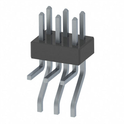MMT-103-01-T-MT-P by Samtec Inc. - CONNECTOR HEADER SMD R/A 6POS 2MM