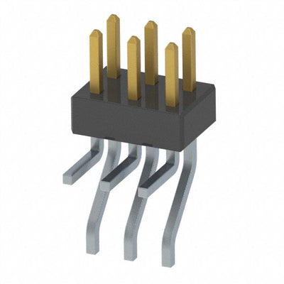 MMT-103-01-L-MT by Samtec Inc. - CONNECTOR HEADER SMD R/A 6POS 2MM