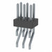 MMT-103-02-TM-DH-K-TR by Samtec Inc. - CONNECTOR HEADER SMD R/A 6POS 2MM