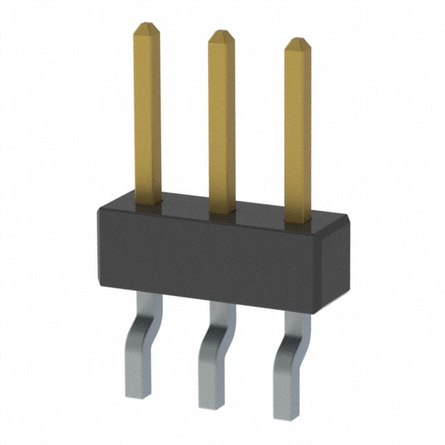 MMT-103-02-F-SH-K by Samtec Inc. - CONNECTOR HEADER SMD R/A 3POS 2MM