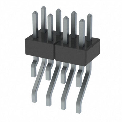 MMT-104-01-T-DH-P by Samtec Inc. - CONNECTOR HEADER SMD R/A 8POS 2MM