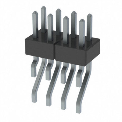 MMT-104-01-TM-DH-TR by Samtec Inc. - CONNECTOR HEADER SMD R/A 8POS 2MM