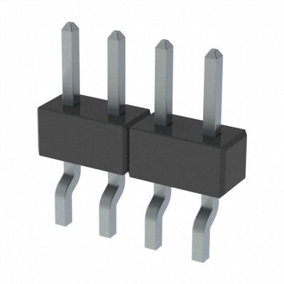 MMT-104-01-T-SH-P-TR by Samtec Inc. - CONNECTOR HEADER SMD R/A 4POS 2MM
