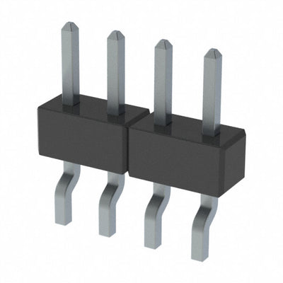MMT-104-01-TM-SH by Samtec Inc. - CONNECTOR HEADER SMD R/A 4POS 2MM