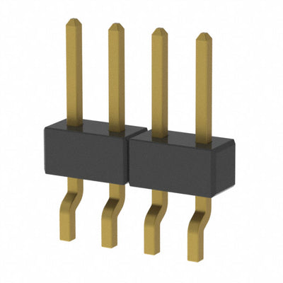 MMT-104-02-H-SH by Samtec Inc. - CONNECTOR HEADER SMD R/A 4POS 2MM