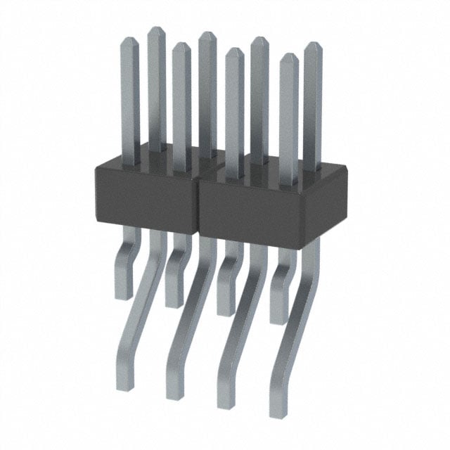 MMT-104-02-T-DH-P-TR by Samtec Inc. - CONNECTOR HEADER SMD R/A 8POS 2MM